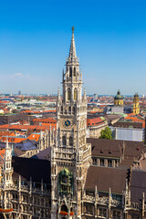 Aerial view of Munich, Germany