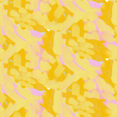 Acrylic Seamless Texture Bubble Gum, Vanilla, Mango, Orange gentle pastel shades