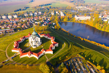 Church of St. John of Nepomuk. Zdar nad Sazavou. Czech republic