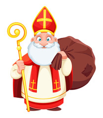 Saint Nicholas or Sinterklaas. Merry Christmas - 536861486