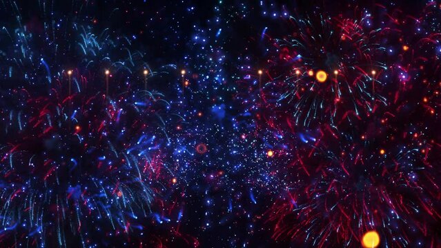 forty percent off animated fireworks. special discount percent animation, 40 percent off