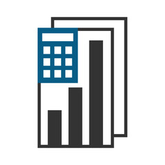 administration bookkeeping accounting logo Icon Illustration Brand Identity