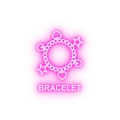 bracelet neon icon