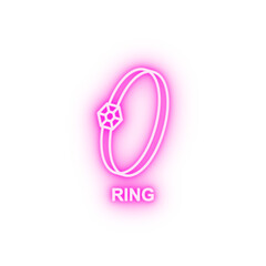 ring neon icon