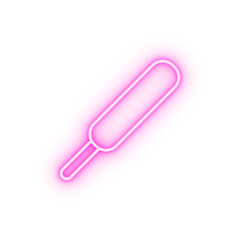 ice cream neon icon