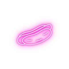 Hot Dog neon icon