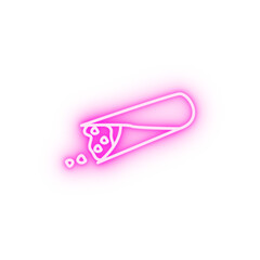 shaurma neon icon
