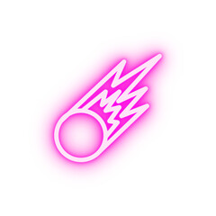 meteorite neon icon © Gunay