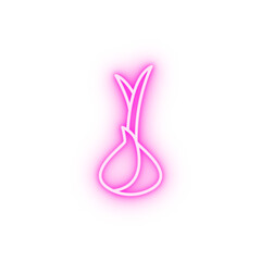 garlic neon icon