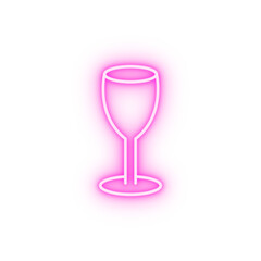 glass neon icon