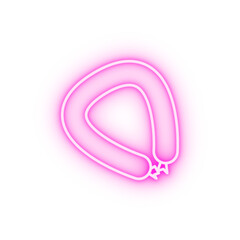 sausage neon icon