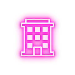 building neon icon