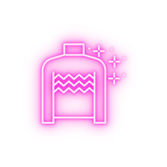 Sweater clothes neon icon