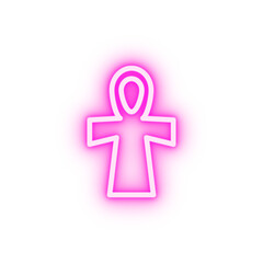 Sacred esoteric neon icon