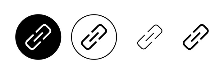 Link icon vector. Hyperlink chain sign and symbol