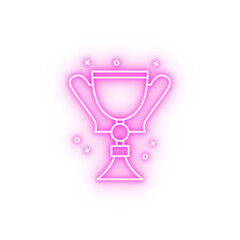 Award winner neon icon