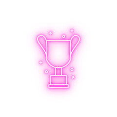 Award winner neon icon