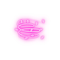 wind neon icon
