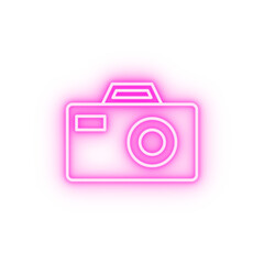 point of interest sign neon icon