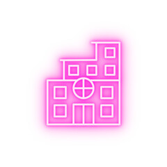 hospital neon icon