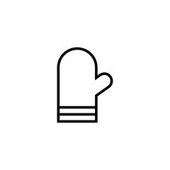 oven mitt icon vector design templates