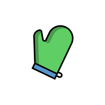 recommend clip art: oven mitt icon vector design templates