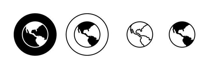 World map vector. Worldmap sign and symbol. Globe icon