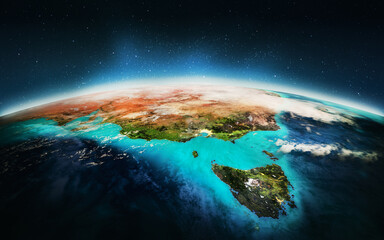 Planet Earth - South Australia. Elements of this image furnished by NASA