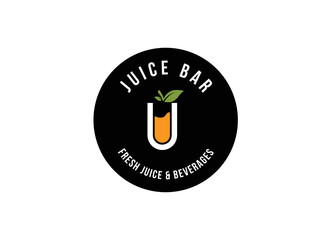 Fresh juice logo design