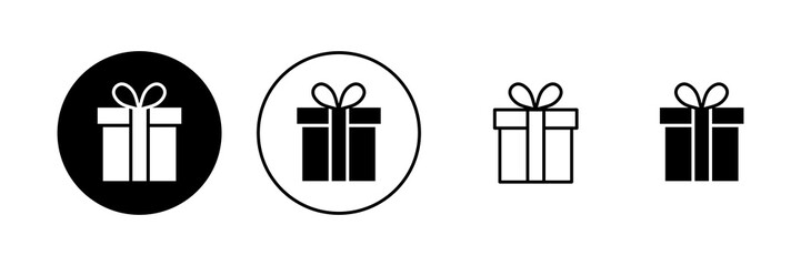 Gift icon vector. gift sign and symbol. birthday gift