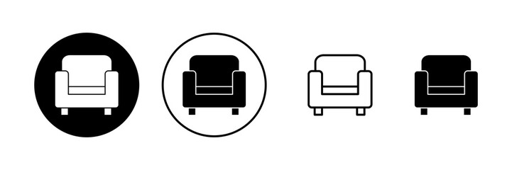 Sofa icon vector. sofa sign and symbol. furniture icon