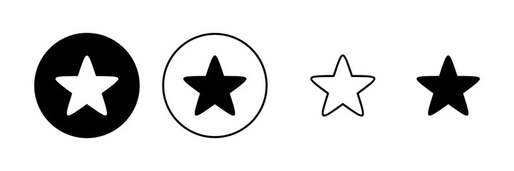 Star icon vector. rating sign and symbol. favourite star icon