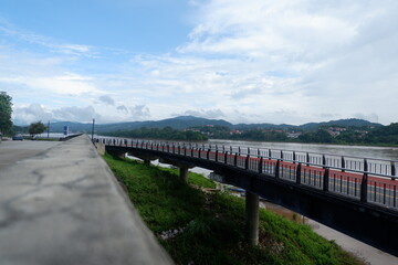 Riverside walkway at Chiang Khong 