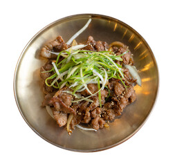 Pork bulgogi, pork, 한국요리