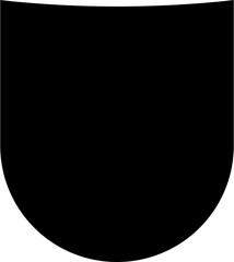 Black Shield Icon