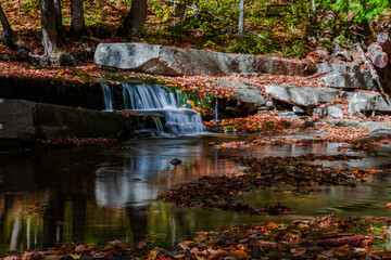 Vermont Waterfalls in the fall