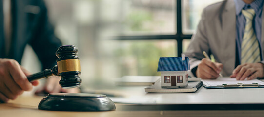 Gavel Law, Judge. It represents justice. real estate auction in There are experts to help you make investment-worthy decisions. house with hammer foreclosure, sale, auction, business, purchase