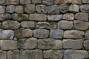 Stone wall close-up. material texture