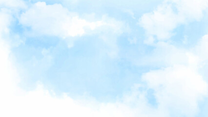 Clear blue sky above dieng central java indonesia