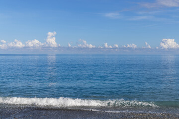 Blue sky and the sea