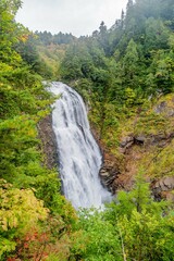 Fototapeta na wymiar 三条の滝（福島県）