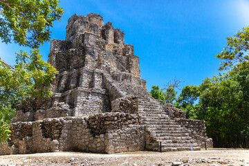 Muyil Zona Arqueológica en Quintana Roo, México