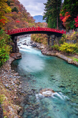 栃木県　日光　秋の神橋