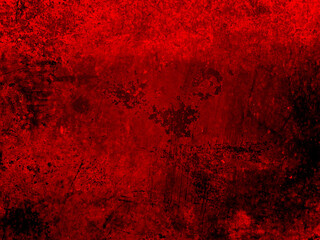 Dark red Wall Texture Background. Halloween background scary. Red and Black grunge background with...