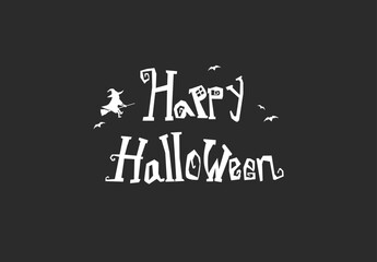 Happy Halloween.
Illustration background of Halloween posters and invitations.