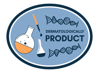 Dermatologically product, tested in laboratory