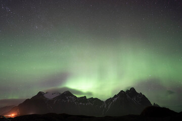 sunrise in the mountains