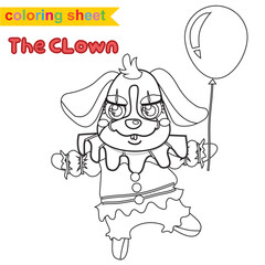 Coloring page for toddlers. Cute animal dress in Halloween costumes. Activity kit for kindergarten students. Cute Halloween illustration. Coloring Halloween worksheet page. Vector illustration file