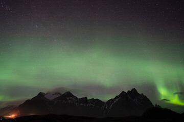 sunrise in the mountains