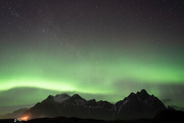 sunrise in the mountains